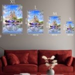 Spring Cathedral Racing Reflection metal wall art print, view 6