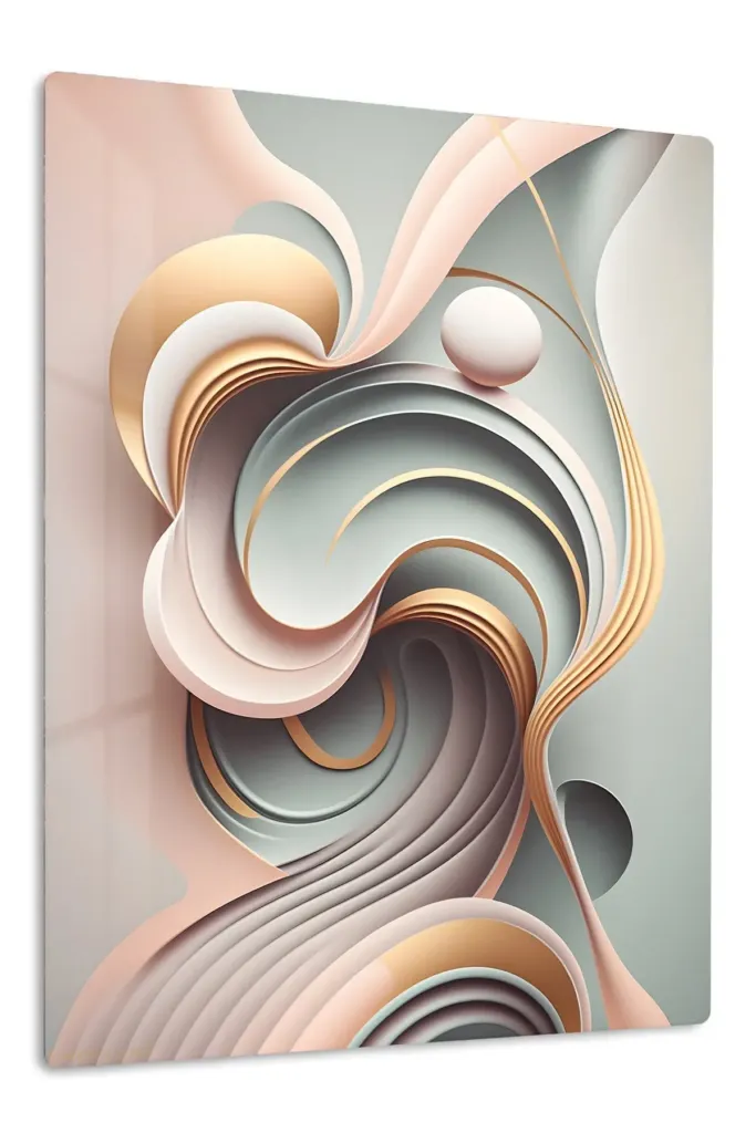 Abstract & Contemporary metal wall art